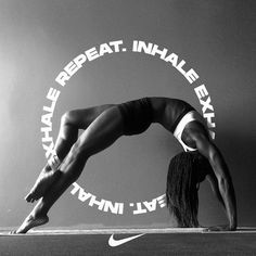 Nike Yoga - Concept Design 2020 Fitness Campaign Ideas, Nike Branding Design, Sports Advertising Ad Campaigns, Luxury Fitness Branding, Fitness Email Design, Nike Billboard, Fitness Graphic Design, Gym Graphic Design, Nike Ad Campaign