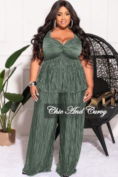 Polyester %: 100 Model is wearing 2x Peplum Top And Palazzo, Top And Palazzo Pants, Plus Size Peplum, Chic And Curvy, Plus Size Romper, Positive Body Image, African Print Fashion Dresses, Plus Size Pants, African Print Fashion