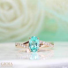 Engagement Rings Turquoise Diamond, Paraiba Ring, Paraiba Tourmaline Engagement Ring, Engagement Wishes, Paraiba Tourmaline Ring, Tourmaline Engagement Ring, Warmest Wishes, Pink Engagement Ring, Timeless Engagement Ring