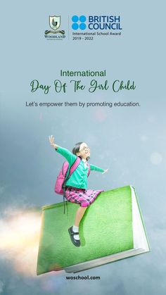 Girl Child Day, Children Day, School Awards, British Council, Prep School, School Tops, Japan Design, International Day, International School