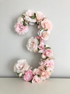 the letter s is made out of flowers