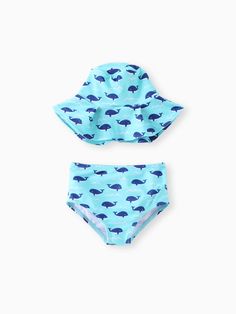 Cute and playful ocean animals adorn this 1-piece swimwear and hat set for babies. Perfect for summer outings.
* Product features: 1-piece swimwear and hat set.
* Fabric characteristics: Soft and comfortable.
* Piece of product: Swimwear and hat.
* Style: Playful ocean animal design.
* Fit: Perfect for babies.
* Suitable seasons: Summer.
* Suitable occasions: Outdoors and daily wear.
* Supplier: PatPat. Blue Cartoon Print Swimwear For Play, Baby Boy Swimwear Infants, Baby Boy Swim Trunks, Baby Swimwear, Hat Style, Hat Set, Ocean Animals, Animal Design, Polyester Spandex