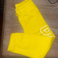 Nwt Never Worn Gap Yellow Joggers, Unisex. Very Soft Material. Yellow Cotton Bottoms With Letter Print, Gap Cotton Bottoms For Playwear, Casual Yellow Playwear Bottoms, Casual Yellow Bottoms For Playwear, Blue Camo Pants, Yellow Joggers, Boys Khaki Pants, Baby Sweats, Quilted Pants