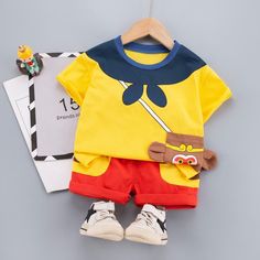 Toddler Boy Monkey King Top & Shorts - PrettyKid Baba Suit For Kids Boy, Baby Outfits Girl, Boy Monkey, Adorable Baby Outfits, Girl Baby Clothes, Baby Clothes Newborn, Cool Baby Clothes