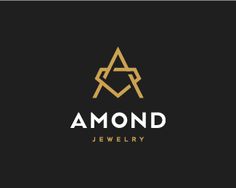 the logo for a jewelry store with an image of a man holding a cross in his hand