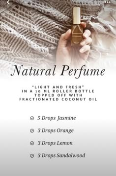 Perfume Oil Recipes, Healing Prayer