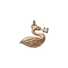 Nothing represents grace and elegance like the beauty of swans. Made in precious 14K solid gold. The Swan necklace is embellished with a tiny natural white diamond with a freshwater pearl in its beak. Slipped on a delicate gold-filled chain. Gold vermeil or 14K solid gold Natural white diamond. approx 0.015ct. Freshwater pearl Gold-filled chain. 16" or 18" ** This item is specially made for you. Please allow 1-2 week lead time. ShippingDomestic: Free standard shipping within the U.S.Internationa Swan Necklace, Bracelets Ideas, Pearl And Diamond Necklace, Chain Gold, Pearl Charms, Swans, Jewelry Inspo, Gold Filled Chain, Lead Time