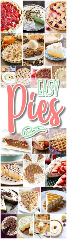 the cover of easy pies