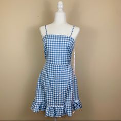 Reposhing This Item I Purchased From @Vnghy_. Loved It, But Ready To Rotate For Something New. Questions? Leave A Comment Below! Satin Skater Dress, Blue Gingham Dress, Suede Mini Dress, Hot Pink Mini Dress, Blue Plaid Dress, Blue Lace Dress, Missguided Dress, Crochet Lace Dress, Red Bodycon Dress