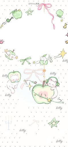 an image of a baby's birth card with animals and stars in the background