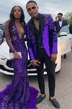 Marriage Suit For Men, Purple Prom Suit, Marriage Suit, Marriage Suits, Prom Pictures Couples Black, Funny Prom, Prom Men, Prom Pictures Couples, Prom For Guys