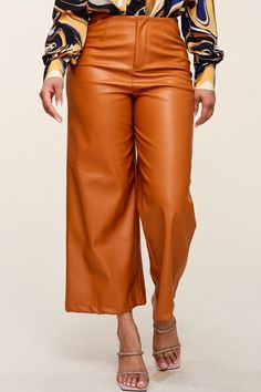 • SKU:| PP-1511• S-M-L• Hand wash only• Made from high-quality PU leather, these pants are soft, comfortable, and built to last.• The sleek and modern design makes them perfect for dressing up or down, while the high-waisted fit provides a flattering silhouette. Dressing Up, Wide Pants, Camel, Pu Leather, Personal Style, Modern Design, Dress Up, Hand Wash, Sleek