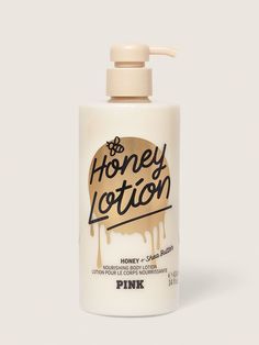 Honey Lotion, Honey Pink, Honey Brand, Honey Gifts, Pure Honey, Pink Body, Body Moisturizer, Bath Body Works, Body Skin