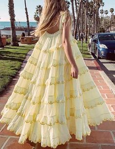 Womans Dresses, Oversized Dresses, Loose Midi Dress, Looks Pinterest, Linen Fashion, Ruffle Midi Dress, Mode Casual, Vintage Type, White Dresses For Women