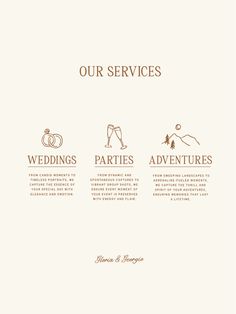 the website for our wedding services