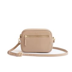 TAUPE CLASSIC ZIP CROSSBODY - Māedn Bags Window Shopping, Camel Color, Perfect Bag, Beautiful Bags, Bag Making, Daily Life, Card Slots, Zipper Pocket, Vegan Leather