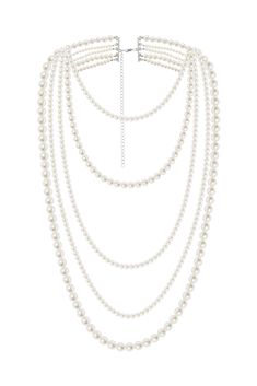 PRICES MAY VARY. Material: Handmade lustrous imitation pearls. Size: 15.7"(6mm)+19.3"(8mm)+26"(5mm)+28.7"(5mm)+34.6"(10mm) with 5.9" extender chain. Feature: The long pearl necklace can be wrapped around multiple times. Strung with round, full and lustrous pearls. Women who wear it will look elegant and fashionable. Occasion: The elegance and simplicity of the design make it a casual accessory that can be worn on a regular basis, while also standing out for various ceremonial occasions. Note: Th 1940s Jewelry Necklaces, 1920’s Jewelry, 1920s Pearl Necklace, 1920s Jewelry Necklace, Pearl Necklace Designs Unique, Peral Necklace, Great Gatsby Jewelry, Pearls Accessories, Pearl Jewelery