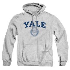 PRICES MAY VARY. YALE UNIVERSITY OFFICIAL YALE SEAL HOODIE - This unisex adult hooded sweatshirt looks stylish on both men and women and is great for easy, everyday wear. PRINTED IN USA - All designs are printed in our high-tech printing facility right here in Detroit, MI. Our shirts are printed on the highest quality & most durable fabrics, and are 50% cotton / 50% polyester and machine washable. OFFICIALLY LICENSED - Each of our designs are 100% officially licensed. The designs are created by Yale Hoodie, University Of Akron, University Of North Dakota, High Maintenance, Hand Draw, Hooded Sweatshirt Men, Mens Hooded, Hem Style, Mens Crew Neck