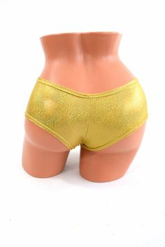 "This item is made to order, please read all the way through the listing before purchasing! This 3PC set is made of sparkling gold holographic spandex. It includes a crop tank top, ultra cheeky booty shorts, and a hi lo skirt. The top measures 8\" from underarm to hemline, the skirt measures 10\" in front and 22\" in back, and the cheekies are the perfect thing to wear with this set! Four way stretch and tons of sparkle! We can create these in any color or print shown in the shop. If you do not Fitted Rave Shorts For Party, Fitted Rave Shorts, Gold Fitted Short Bottoms, Gold Fitted Bottoms Short Length, Fitted Gold Shorts, Fitted Gold Bottoms Short Length, Fitted Dancewear Bottoms For Festival, Gold Stretch Bottoms Short Length, Fitted Dancewear Shorts