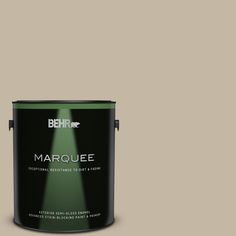 the behr marquee paint is dark brown and has a green tint