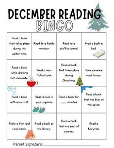 a printable christmas reading game for kids