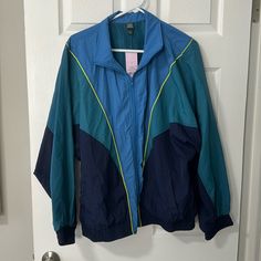 Never Been Worn Runs Big Wild Fable, Utility Jacket, Blue Green, Color Blue, Jackets & Coats, Jackets For Women, Green, Women Shopping, Blue