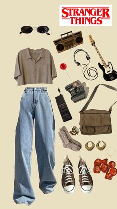 1985 Outfits Stranger Things, Aesthetic 1980s Outfits, Cute 80’s Outfits, Shein 80s Outfits, Clothes From The 80s Outfits, Stranger Things Outfit Inspiration 80s, Vintage Outfits 80s Retro Woman, Cute 80s Inspired Outfits, 80s College Fashion