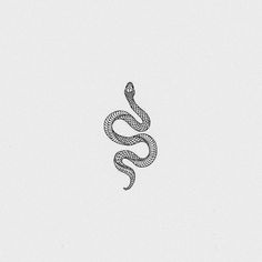 a drawing of a snake on a white background