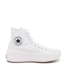 Take a peek at the Women's Chuck Taylor All Star Move Platform Sneaker. Free shipping on your favorite Converse shoes, boots, sandals, and more. Casual Cotton Canvas Shoes, White Rubber Sole Wedge Sneakers For Spring, Trendy White Cotton Sneakers, Spring Cotton High-top Sneakers With Round Toe, Comfortable Canvas Platform Sneakers, Cotton Canvas Shoes With Round Toe And White Sole, Trendy Cotton Canvas Shoes For Streetwear, Move Platform Converse, Trendy Cotton Canvas Streetwear Shoes