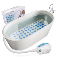 PRICES MAY VARY. Pampering Spa At Home: Instantly Create A Soothing Jacuzzi & Enjoy A Relaxing Massage At Home With This Bubble Bathtub Mat. This Tub Spa Massager Features A Built-In Heater & Adjustable Bubble Settings To Meet Your Wants & Needs Heavy Duty & Waterproof. This Non-Slip Spa Massage Mat Features A Suction Cup Bottom To Ensure That It Will Stay In Place During Your Relaxation. It Is 100% Waterproof & Made Of Non-Abrasive Water-Safe Material Provides Spa-Like Experience: The Bubble Ma Bath Tub Essentials, Relaxing Bath Aesthetic, Home Spa Ideas, Ice Bath Therapy, Relaxing Bubble Bath, Water Therapy Spa Bed, Collapsible Bathtub For Adults, Spa Bathtub, Jacuzzi Bath