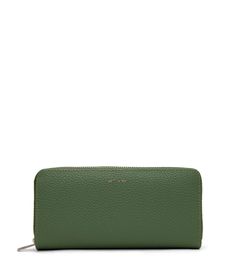 SUBLIME Vegan Wallet - Purity | Matt & Nat USA Green Wallet With Zipper Closure For Everyday Use, Modern Bifold Wallet With Zipper Closure, Versatile Daily Use Wallet With Zipper Closure, Versatile Daily Wallet With Zipper Closure, Modern Rectangular Wallets With Zipper Closure, Modern Wallets With Zipper Closure For Daily Use, Windshield Glass, Vegan Wallet, Recycle Plastic Bottles