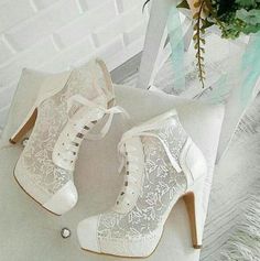 special lace wedding shoes with different colors 12 cm heel length We can change heel length according to your wish We can change color according to your wish We can change color with red , dore, lame, purple, powder, white, mother of pearl or salmon Wedding Shoes Ideas, Best Wedding Shoes, Feminine Sandals, Wedding Shoes Sneakers, Boho Wedding Shoes, Lace Wedding Shoes, Ivory Bride, Shoes For Wedding, Elegant Wedding Shoes