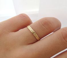 Detailed and beautiful. This 14k gold floral ring is made in high-quality 14k solid gold material and made to order just for you. Wear this band alone or stack it with other dainty rings for a stacked looked! Great for gifting or as a wedding band. *Solder line is not visible. This ring is high end hand polish (not tumble finish). Made in Los Angeles, CA! Fast Shipping: It will take 1-5 business days to send out your item Packaging: Comes in a gift box, ready for gift-giving Ring Size: Width: 2. Cheap Yellow Gold Rings, 8mm Gold Band Ring, Cheap Gold Band Rings, Cheap Yellow Gold Dainty Midi Rings, Cheap Yellow Gold Rings For Everyday, Cheap Trendy Yellow Gold Rings, Gold Rings Simple Pattern, Midi Ring, Gold Minimalist Stackable Engraved Ring