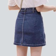 Introducing our 90s-style. stonewashed mini jeans skirt from the 2023 Summer Collection ââ‚?a perfect embodiment of retro vogue and trendy style!Why It's A Must-HaveDesigned to be the epitome of established grunge. this mid-rise mini jeans skirt is crafted with a distinctive distressed pattern to give you that raw. unfiltered essence. Featuring a slender silhouette and zipper and button closure. you'll get the perfect blend of comfort and mode in one stunning piece. Plus. it's made with premium Trendy Non-stretch Mid-rise Mini Skirt, Casual Non-stretch Mini Denim Skirt, Casual Non-stretch Denim Mini Skirt, High Rise Y2k Skort, Non-stretch Denim Blue Short Skirt, Non-stretch Y2k Denim Skirt, Non-stretch High-waist Denim Mini Skirt, Non-stretch High Waist Denim Mini Skirt, Y2k Non-stretch Denim Skirt