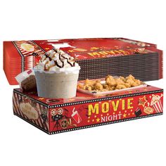 PRICES MAY VARY. Movie Night Snack Trays - Combination paper snack tray for holding beverages, popcorn, candy and all kinds of snacks, just like you are in a movie theater. Perfect for use at movie night party or other celebrations. Material and Size: The material of vintage red golden food trays are made of high quality cardboard, and perfect size for holding variety of cups, snack boxes and popcorn boxes. And these movie night boxes are printed with movie night themed patterns, such as popcorn Movie Theme Birthday Party Target, Family Night Theme Basket, Movie Night Themed Birthday Party Walmart, Backyard Movie Party Seating Outdoor Theater, Movie Night Birthday Party Walmart, Movie Basket For Raffle, Disney Movie Night Printables, Movie Night Birthday Party Target, Movie Theme Birthday Party Walmart