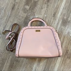 Kate Spade Rocki Handbag Helena Street Posypink Nwt Indent In Leather On Front Side Of Bag And 2 Small Spots On Side Of Bag (Please See Photos). Comes With Adjustable Strap Tags Attached Dual Handles With 4” Drop Bag Measures 11.5x8.5x5 Pink Handheld Shoulder Bag With Zipper, Pink Handheld Shoulder Bag With Zipper Closure, Pink Handheld Bag With Zipper Closure, Pink Top Handle Bag With Zipper Closure, Pink Crossbody Satchel With Adjustable Strap, Handheld Pink Leather Satchel, Pink Handheld Satchel With Adjustable Strap, Kate Spade Pink Bag With Top Carry Handle, Pink Crossbody Bag With Top Carry Handle