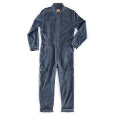 &Sons Churchill Coveralls Dark Denim | &SONS Trading Co | Wolf & Badger Utility Style Relaxed Fit Denim Jumpsuit With Patch Pockets, Relaxed Fit Utility Denim Jumpsuit With Patch Pockets, Cotton Denim Jumpsuit With Patch Pockets And Relaxed Fit, Cotton Overalls With Patch Pockets For Fall, Fitted Utility Overalls, Fitted Cotton Denim Jumpsuit With Side Pockets, Utility Washed Overalls For Workwear, Cotton Denim Jumpsuit With Patch Pockets For Work, Indigo Cotton Overalls With Pockets