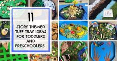 a collage of pictures with different themes for toddlers and pre - schoolers