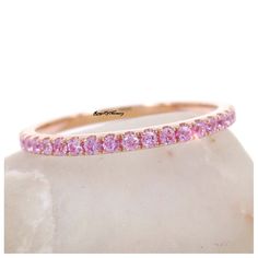 Natural Pink Sapphire Band, Sapphire Full Eternity Band, 14K Rose Gold Sapphire Ring, Sapphire Wedding Band, Matching Band, Engagement Ring ----------------------------------------------------------------------------------------------------------------------------------------------------------------------------------------------------- ◈ Item Details ◈ Metal : Sterling Silver Metal Purity: 925 Parts Per 1000 Style : Vintage Ring Main Stone : Natural Pink Sapphire Stone Size : 2 mm Shape : Round Pink Eternity Band With Prong Setting As Promise Ring, Pink Eternity Band Promise Ring Fine Jewelry, Pink Round Cut Eternity Band For Promise Ring, Pink Eternity Band For Promise Ring, Pink Round Cut Eternity Band Promise Ring, Pink Fine Jewelry Eternity Band For Promise, Pink Cubic Zirconia Eternity Band For Anniversary, Pink Round Eternity Band For Promise Ring, Rose Gold Cubic Zirconia Eternity Band