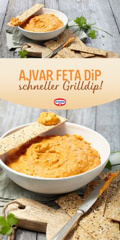 Ein schneller Paprika-Schafskäse-Dip - jetzt einfach selbst machen. Dr. Oetker Rezepte, Grillrezepte, Grillen Rezepte, Grillen Beilagen, Dips Rezepte, Dips zum Grillen, Dips selber machen, Dips mit Frischkäse, Dips Rezepte schnell, Grillbuffet Ideen, Grillbeilagen schnell, Mango Curry Dip, Tzatziki Rezept, Kräuterquark Rezept, Guacamole Rezept, Creme fraiche Dip, Mayo vegan Rezept, Ketchup selber machen, Barbecue Soße selber machen, Feta Dip, Alvar Feta Dip, Grilldips Rezepte