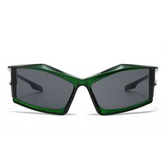 Ceil features its sense of future technology.Take these sunglasses to parties, shopping, travel and outdoor activities, and you will be the brightest. We believe that you should have the freedom to break the definition cast onto you by others and embark on your own journey.Frame Shape: GeometricFrame Color: GreenFrame Material: PCLens Color: BlackLens Material: PCRim Type: Full RimLens Width: 70 mmBridge Width: 19 mmTemple Length: 140 mmFrame Width: 160 mmLens Height: 41 mmWeight: 33 gUV Protection: UV400Polarized: NoSpring Hinge: NoAdjustable Nose Pads: No Futuristic Shield Sunglasses With Uv Protection For Outdoor, Futuristic Shield Sunglasses With Uv Protection, Futuristic Sunglasses With Uv Protection, Futuristic Plastic Sunglasses With Uv Protection, Futuristic Outdoor Shield Sunglasses With Tinted Lenses, Futuristic Polarized Sunglasses For Outdoor Use, Futuristic Polarized Shield Sunglasses For Party, Futuristic Sunglasses For Summer Outdoor, Futuristic Shield Sunglasses With Gradient Lenses For Outdoor