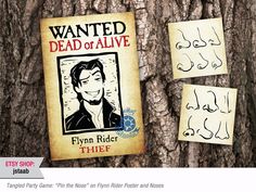 an image of a wanted dead or alive poster on a tree with post - it notes attached to it