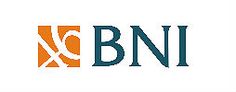 an orange and blue logo with the letter bnn on it's left side