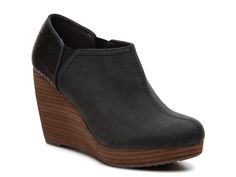 Dr. Scholl's Harlow Wedge Bootie Womens Wedge Boots, Black Wedge Boots, Shoes Ads, Shoe Wardrobe, Wedges Shoes, Wedge Bootie, Wedge Ankle Boots, Black Wedge, Womens Wedges