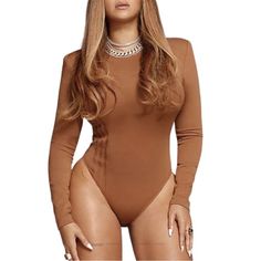 Adidas Ivy Park Bodysuit 3 Stripes Wild Brown Women’s Xs Nwt Elevate Your Streetwear Game With This Adidas Ivy Park Bodysuit In Size Xs. The 3-Stripes Design In Wild Brown Is A Nod To Queen Beyonce's Fierce Style. This Bodysuit Features A Round Neckline, Long Sleeves, And A Zip Closure, Making It A Perfect Choice For A Casual Occasion. Constructed From A Combination Of Polyester, Spandex, And Cotton, This Bodysuit Is Machine Washable For Easy Care. It Also Includes Shoulder Pads For An Extra Tou Adidas Ivy Park, Denim Bodysuit, Black Bodysuit Longsleeve, Style Bodysuit, Green Bodysuit, Beyonce Queen, Velvet Bodysuit, Ivy Park, Mesh Bodysuit