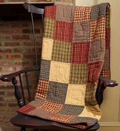 a chair with a quilt on it and the price is $ 899 99 primitive country rustic farmhouse quilt