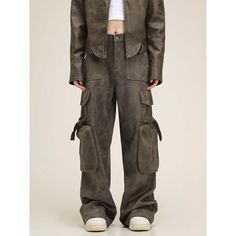 N-137-07 Fall High-waist Sweatpants With Cargo Pockets, Fall High Waist Sweatpants With Cargo Pockets, High Waist Fall Sweatpants With Pockets, Fall Outfits Pinterest, Style Cargo Pants, Brown Style, Style Cargo, Wardrobe Style, Brown Fashion