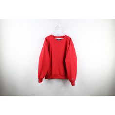 Vtg 90s Champion Reverse Weave Mens Large Faded Blank Crewneck Sweatshirt Red Mens Sweater Color faded Mens size Large Measurements are: 24 inches underarm to underarm 26.5 inches top to bottom Red 82% Cotton 18% Polyester US Shipping is FREE Canada is $15 and International is $24 Check out my other items in my store! V1248 90s Style Red Tops For Winter, Red 90s Style Winter Tops, Vintage Red T-shirt For Winter, Oversized 90s Red Top, Red Oversized 90s Tops, Red Retro Sweater For Streetwear, Vintage Red Tops With Ribbed Cuffs, Red 90s Style Streetwear Sweater, Vintage Red Top With Ribbed Cuffs