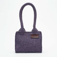 100% Handmade 100% Paper String 100% Vegetal Leather Made in Turkey Bag Body Height: 18 cm / 7 inches Bag Body Width: 24 cm / 9.5 inches Strap Height: 21 cm / 8.3 inches Casual Rectangular Crochet Bag For On-the-go, Medium Shoulder Bag With Leather Handles, Everyday Rectangular Crochet Bag With Top Carry Handle, Brown Rectangular Crochet Bag For On-the-go, Brown Crochet Rectangular Bag For On-the-go, Rectangular Purple Hobo Bag For Shopping, Purple Rectangular Hobo Bag For Shopping, Rectangular Baguette Bag With Leather Handles For Daily Use, Purple Rectangular Baguette Bag For Everyday Use