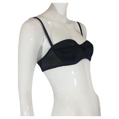 DG SS99 Satin and fishnet black bra Tag DG Size IT 1CUP C/ EU70C/ F 85C/ USA 32C 40% Polyamide 40% polyester 20% elastan  Perfect condition Shipping worldwide with tracking number Fitted Bra For Evening Wear, Seamless Fitted Bra For Party, Fitted Padded Bra For Night Out, Fitted Bra With Padded Cups For Night Out, Padded Bra For Night Out, Classic Black Bra With Removable Pads, Classic Fitted Bra With Padded Cups, Party Mesh Fitted Bra, Party Mesh Bra Fitted